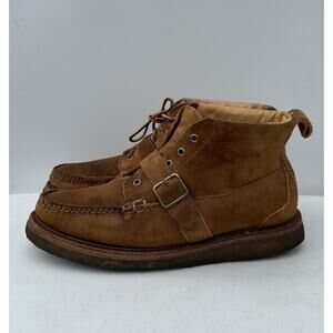 Yuketen Leather boots with strap Men’s Size 11 Missing Lace